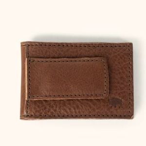 Buffalo Jackson Leather Bifold Wallet w money clip